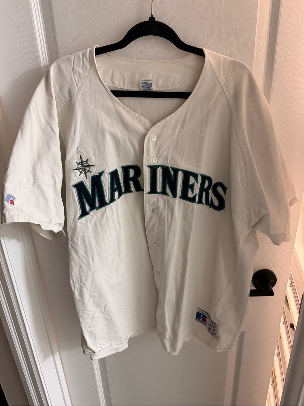 Russell Athletics - Seattle Mariners White Jersey - VINTAGE